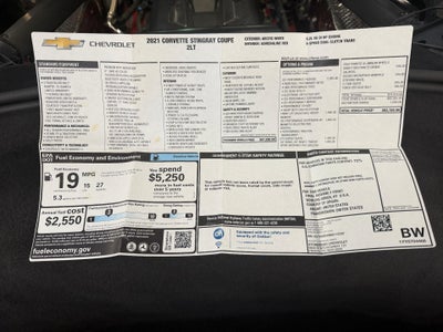 2021 Chevrolet Corvette Stingray Coupe 2LT Z51