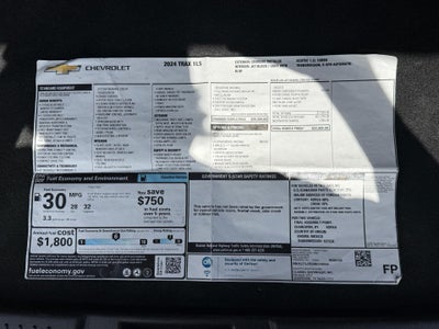 2024 Chevrolet Trax FWD 4dr LS